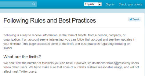 „twitter“ laikantis taisyklių