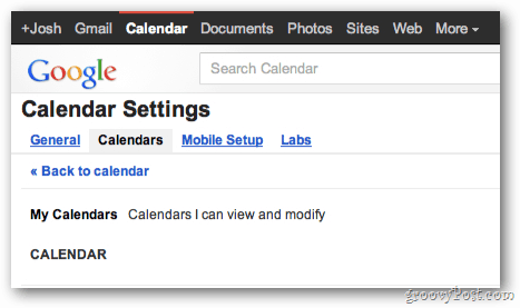 „Google“ kalendoriaus nustatymai