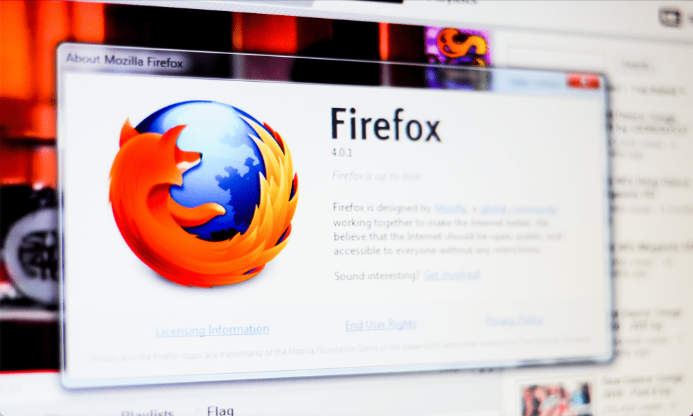 ištaisykite skirtuko „Firefox“ klaidą