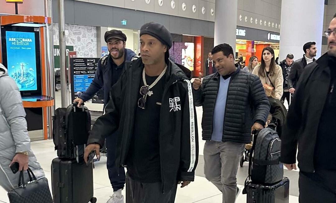 Legendinis futbolininkas Ronaldinho atvyko į Stambulą!