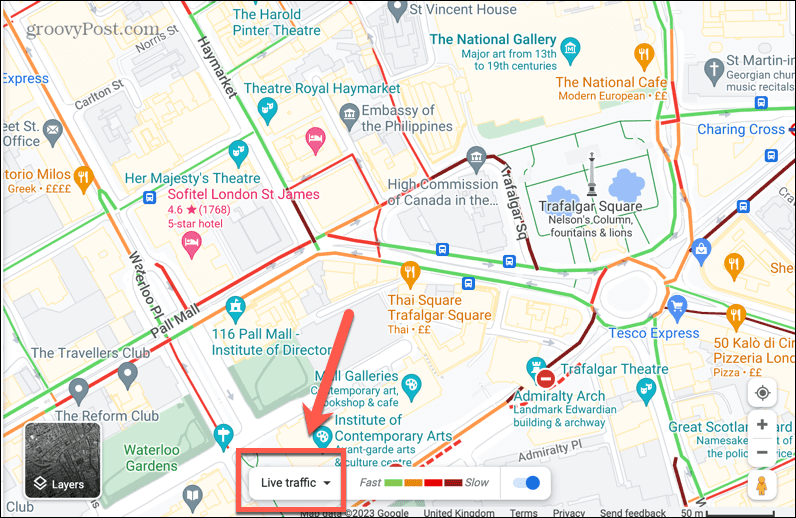 „Google“ žemėlapių tiesioginis srautas