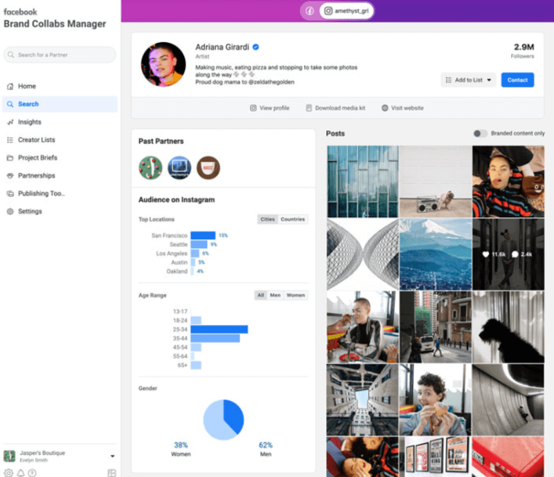 „Instagram Brand Collab Manager“ ir „Pinterest“ tendencijų įrankis: socialinės žiniasklaidos ekspertas