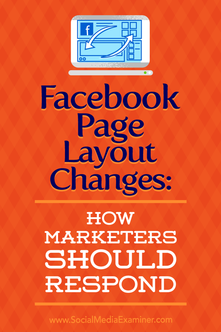 „Facebook“ puslapio maketo pokyčiai: kaip rinkodaros specialistai turėtų reaguoti: socialinės žiniasklaidos ekspertas