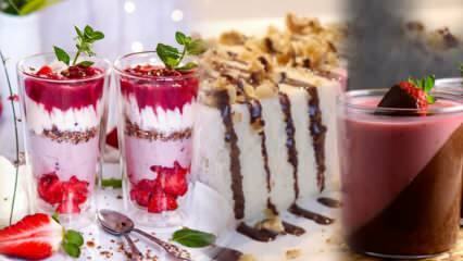 Ar pieniškas saldus desertas priauga svorio? Kalorijos lengvų desertų! Tinka pieno desertų receptas