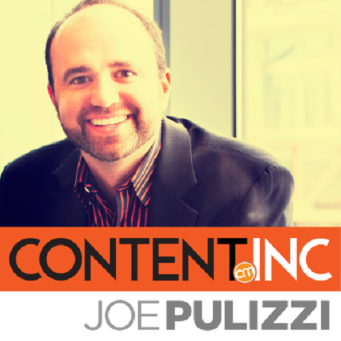„Content Inc.“ atveju Joe Pulizzi naudoja pritaikytą turinį savo tinklalaidėms ir būsimai knygai.
