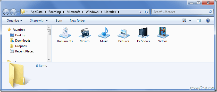 Kaip pakeisti „Windows 7“ bibliotekos piktogramą