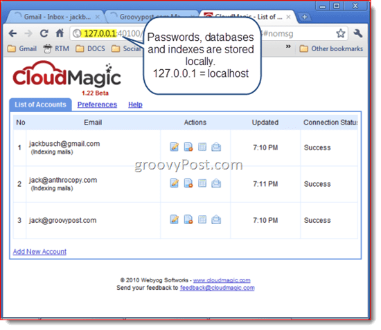 „CloudMagic“: momentinė „Gmail“ paieška