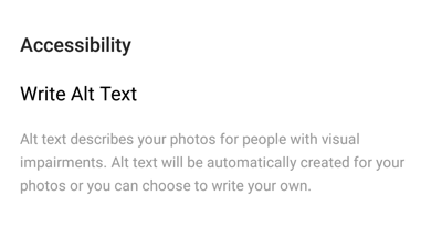 Kaip pridėti „Alt“ tekstą prie „Instagram“ įrašų, „Alt“ teksto aprašymas ir kokiu tikslu jis naudojamas