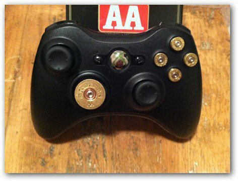 „steampunk xbox 360“ kulkos mygtukų valdiklis