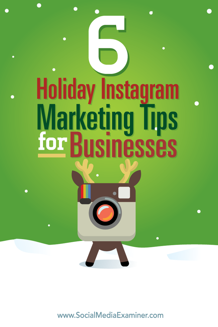 6 atostogų „Instagram“ rinkodaros patarimai verslui: socialinės žiniasklaidos ekspertas