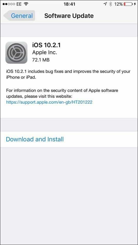 „Apple iOS 10.2.1“ - ar turėtumėte atnaujinti ir kas yra įtraukta?
