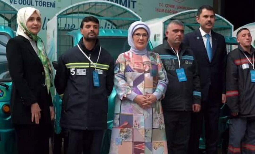 Emine Erdoğan kreipėsi į vaikus ir jaunimą kaip projekto „Zero Waste“ dalį!