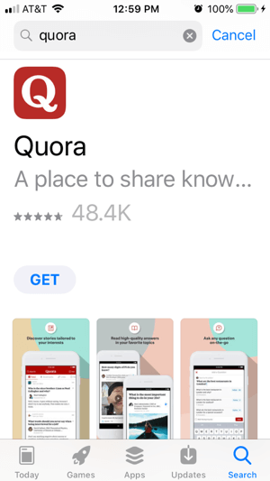 Pasiekite „Quora“ darbalaukyje arba mobiliajame telefone.