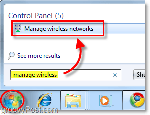 valdyti belaidžius tinklus „Windows 7“