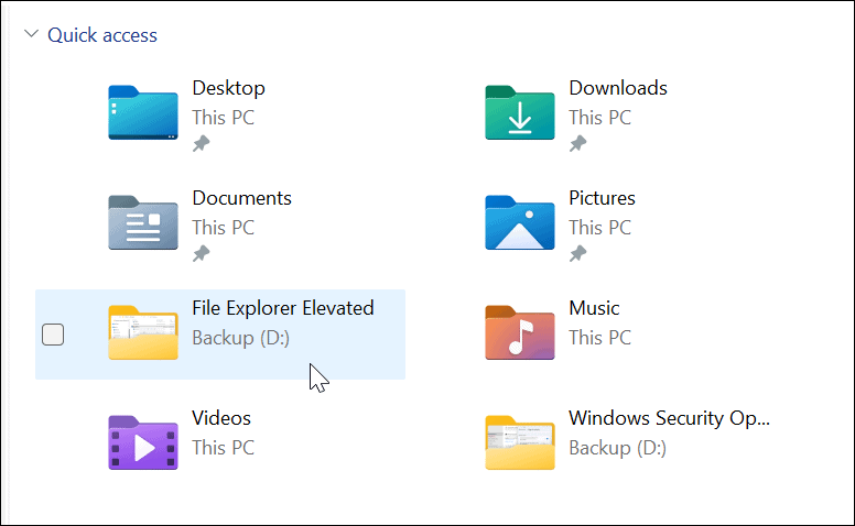 paleiskite „Windows 11“ failų naršyklę kaip administratorių