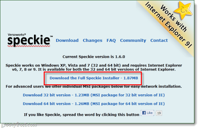 Pridėkite rašybos tikrinimą prie „Internet Explorer 9“ naudodami „Speckie“