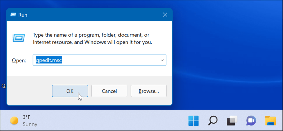 pašalinti orų valdiklį iš „Windows 11“.