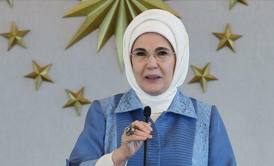 Pirmosios ponios Erdoğan žinutė 2023–2024 m. mokymosi laikotarpiui: „Laimingo ir sėkmingo mokymosi laikotarpio...“