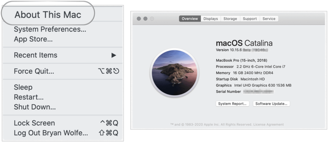Raskite „Mac“ versiją