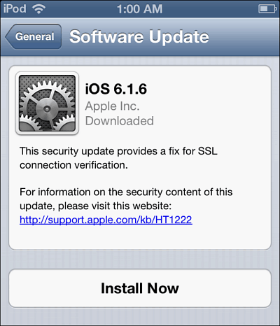 „iOS 6“ atnaujinimas
