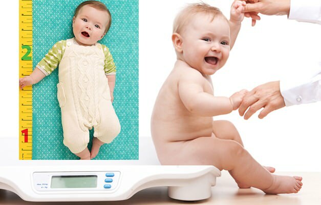Kaip išmatuoti kūdikių ūgį ir svorį