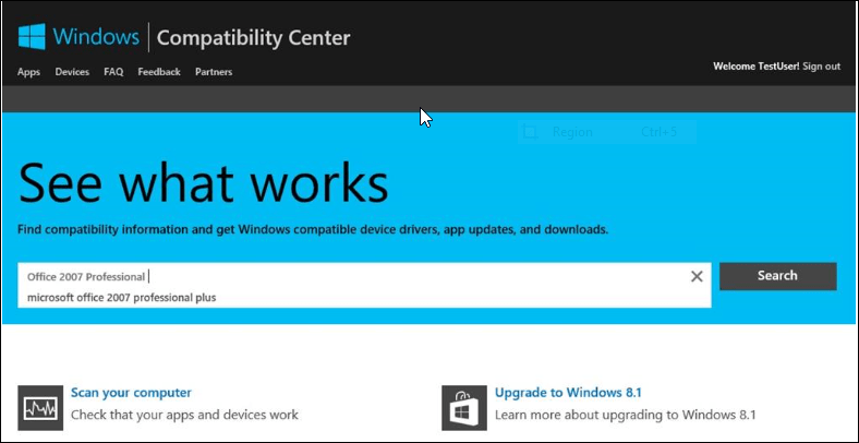 „Microsoft“ nužudė savo „Windows“ suderinamumo svetainę