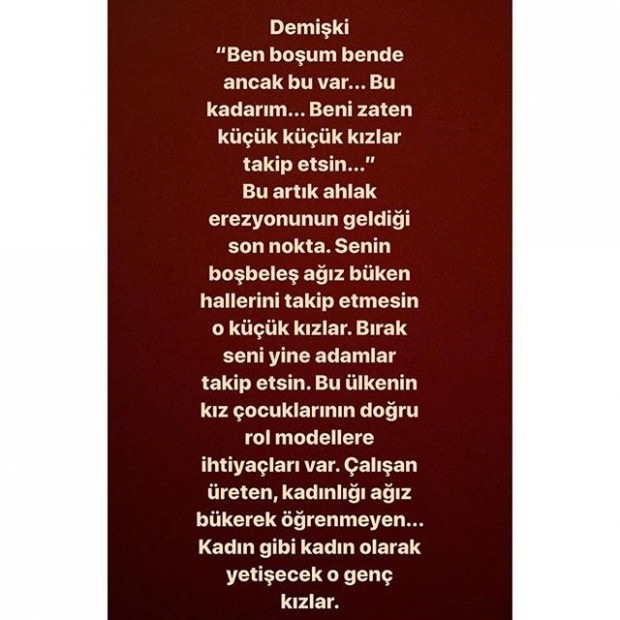„Tuba Ünsal“ sunkiai atsakė Şeyma Subaş