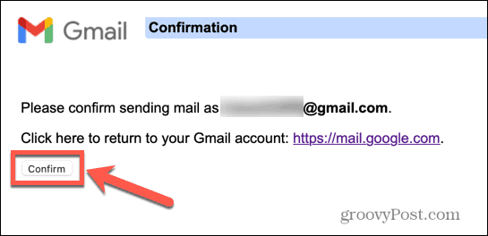 gmail patvirtinti slapyvardį