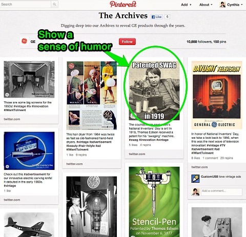 „Pinterest Archives Board“