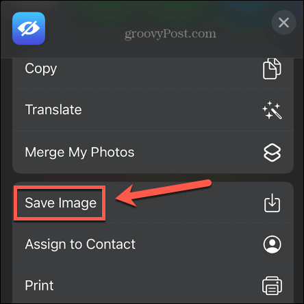iphone išsaugoti vaizdą