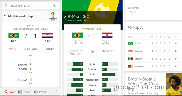 2014 m. Pasaulio taurė: naudokite „Google“ dabar, kad galėtumėte sekti savo komandas