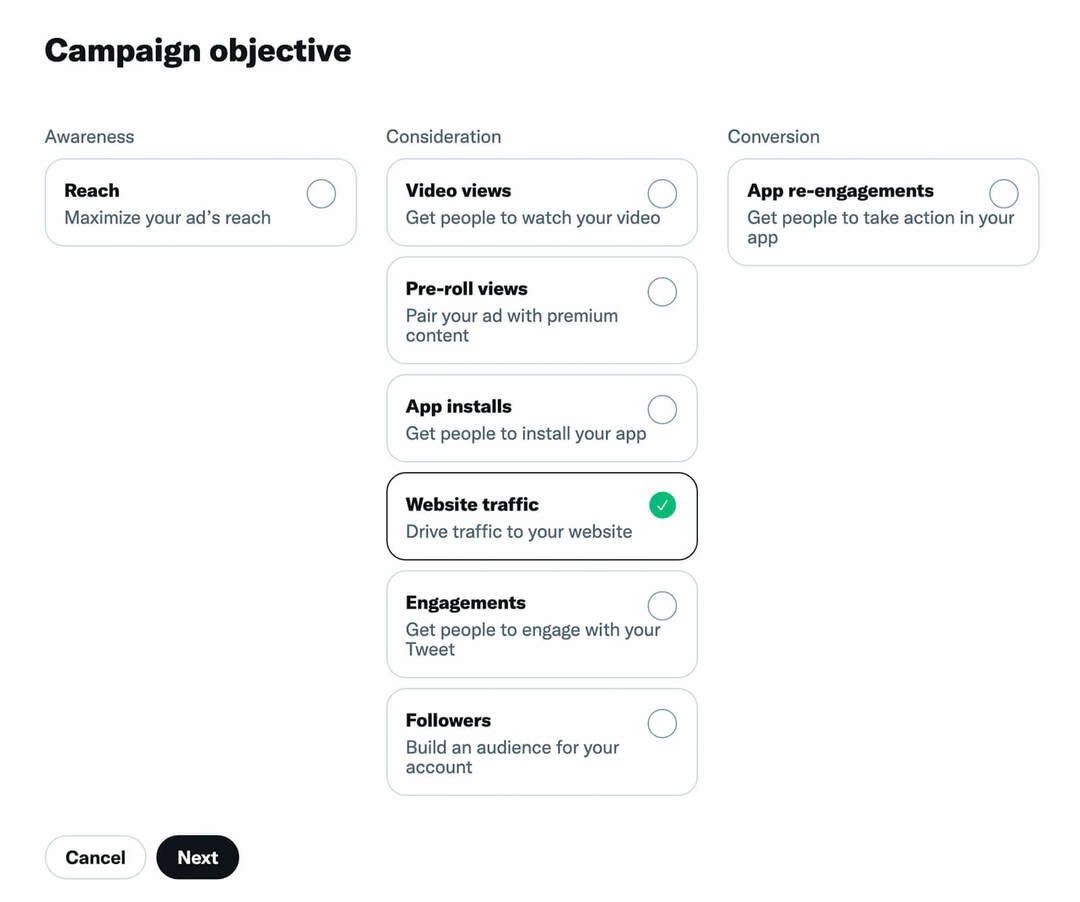 kaip-pasirinkti-kampanijos-tikslas-ir-skelbimų grupės-tikslas-naudojant-twitter-pikselių-svarstymas-svetainės-srauto-17-pavyzdys
