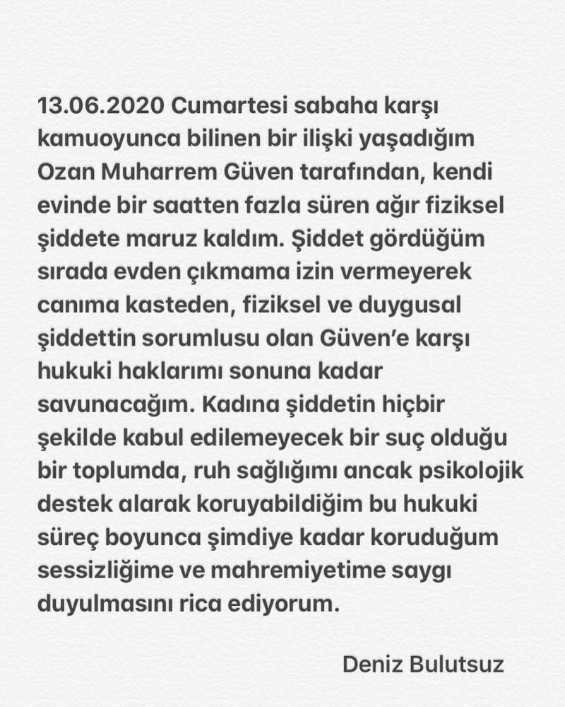 Už Ozaną Güveną prašoma bausmė buvo nustatyta