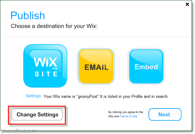 „wix“ nemokamos „Flash“ svetainės publikavimo parinktys
