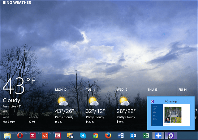 „Windows 8.1“ 1 atnaujinimas: naujos užduočių juostos funkcijos, skirtos šiuolaikinėms programoms