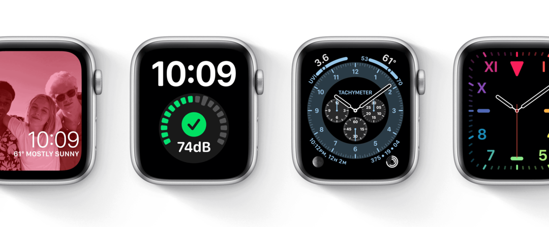 „Apple Watch“ susiduria su „watchOS 7“