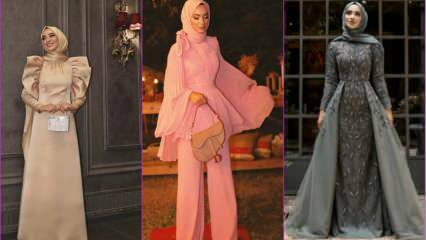 Gražiausios hidžabo vakarinės suknelės, kurias galite dėvėti žiemos vestuvėms