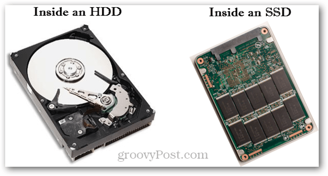 SSD vs kietojo disko kaupiklis