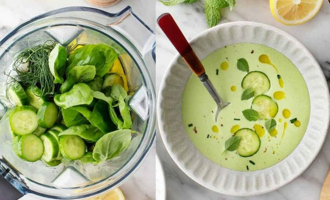 Ideali šalta vasaros sriuba! Kaip pasigaminti šaltą agurkų sriubą? Agurkų sriubos receptas
