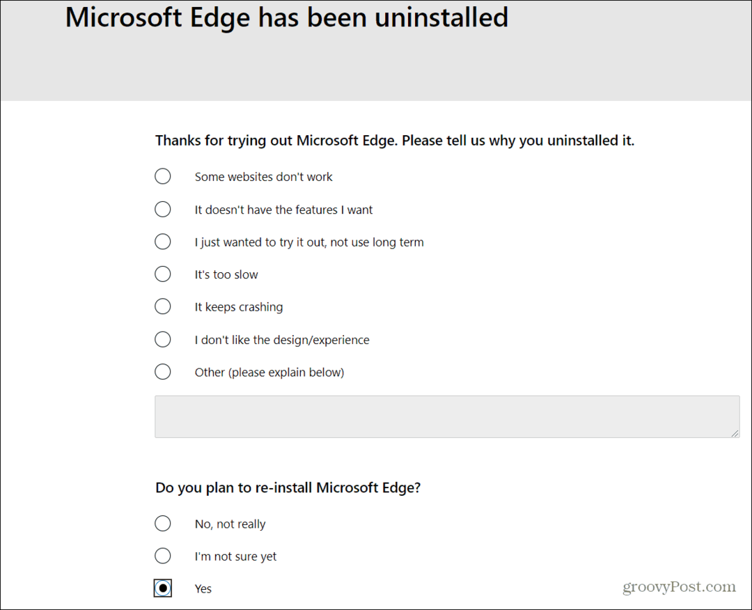 Kaip pašalinti „Microsoft Edge“ iš „Windows 10“
