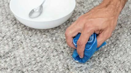 Kaip pašalinti vėmimo dėmę ant kilimo? Paprastas metodas pašalinti vėmimo dėmes