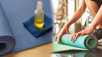 Kaip išvalyti lengviausią pilateso kilimėlį? Praktiškiausias būdas išvalyti „Pilates“ kilimėlį