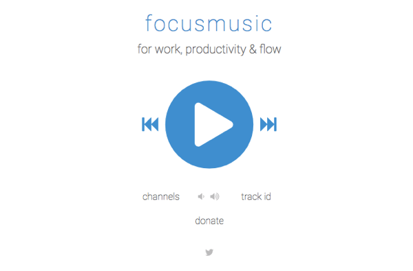 Gaukite muzikos, skirtos susikaupti, apsilankę „FocusMusic.fm“.