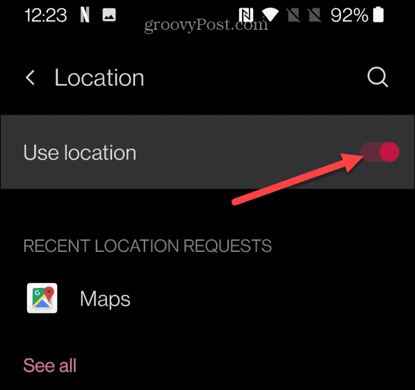 sukalibruoti google žemėlapius Naudoti vietą
