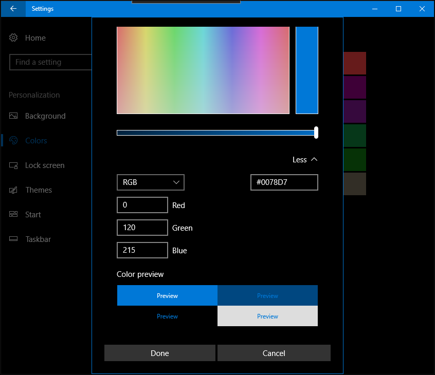 „Windows 10“ kūrėjai atnaujina spalvas