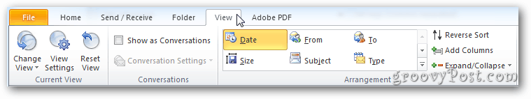 „Outlook 2010“: Kaip parodyti elementų skaičių IMAP aplankuose