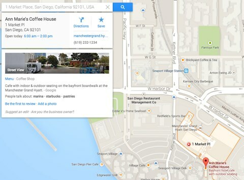 „Google“ žemėlapiai verslo informaciją