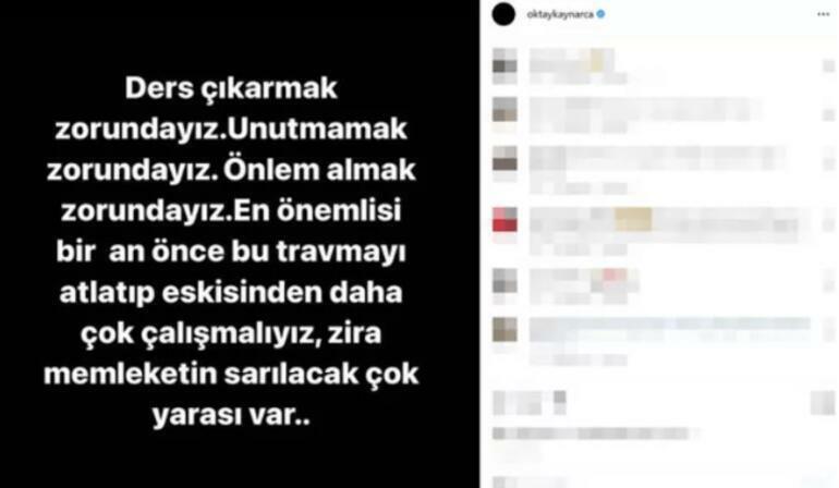 Oktay Kaynarca Instagram įrašas