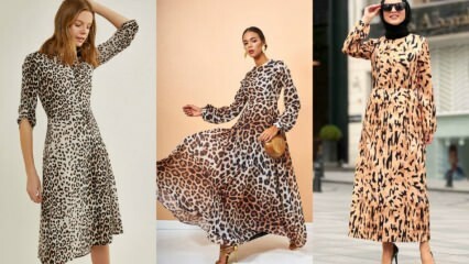 Kaip derinti leopardo rašto drabužius? 2020 leopardo modelių modeliai